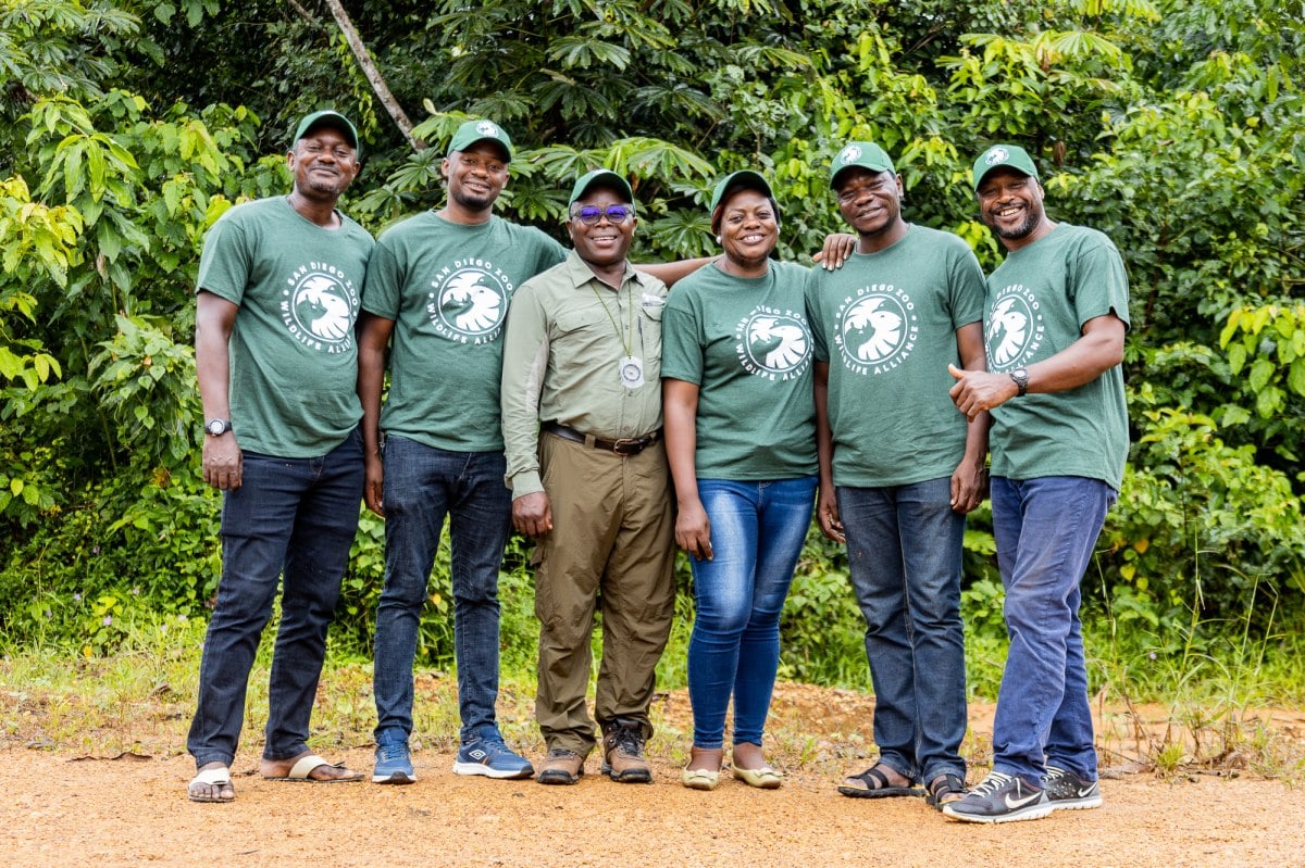 Cameroon Diversity Project voluteers listening to a talk