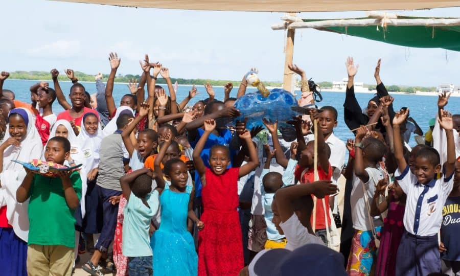 LAMU Trust children and group