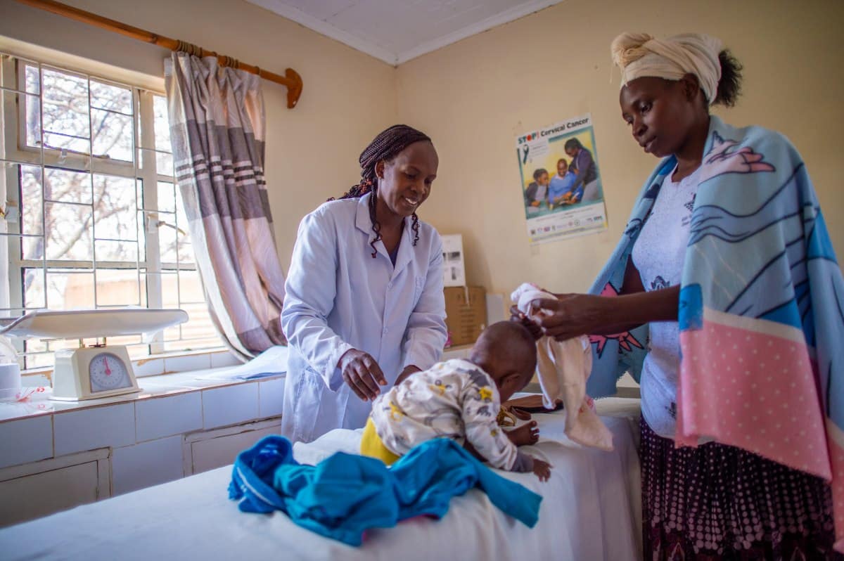 Nurse at Lewa Clinic