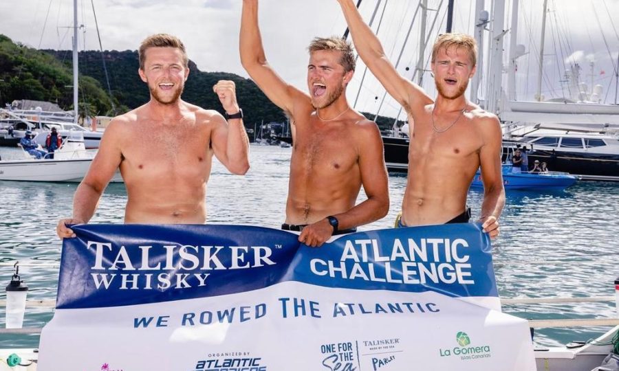 Ambrose Boys at the finish line