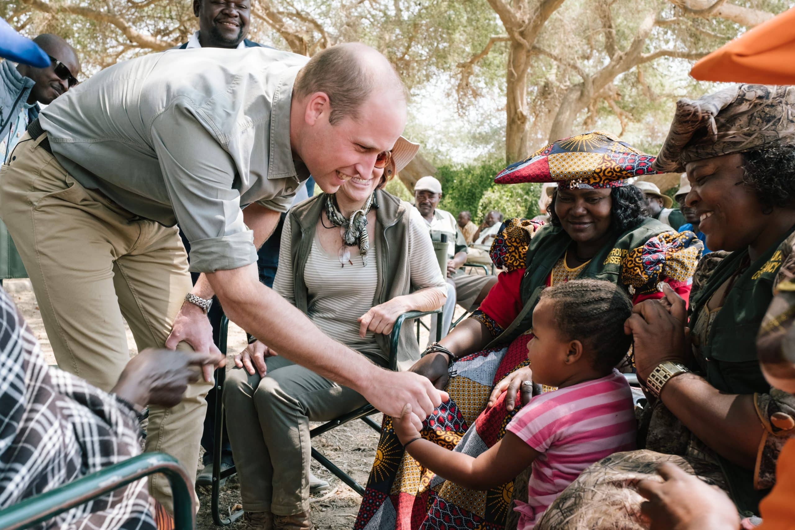 Prince William Visits Tusk Projects in Namibia