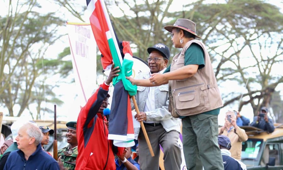 Kenyan First Lady Starting Safaricom Marathon 2018