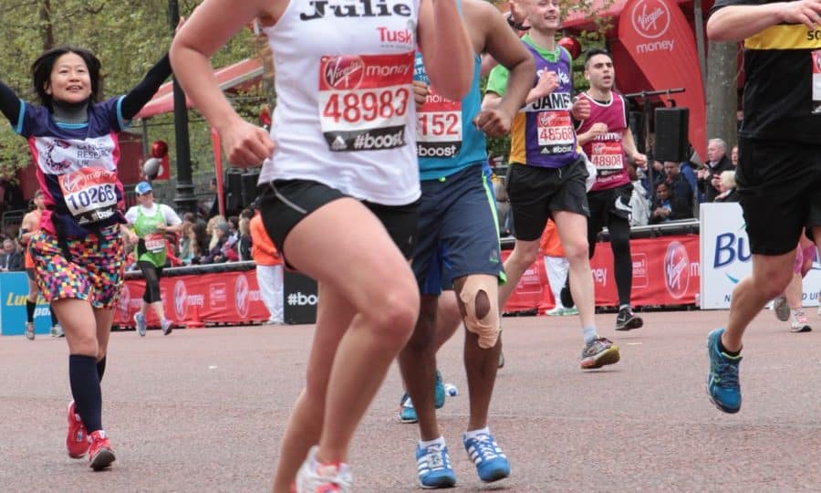 London Marathon Julie Watson