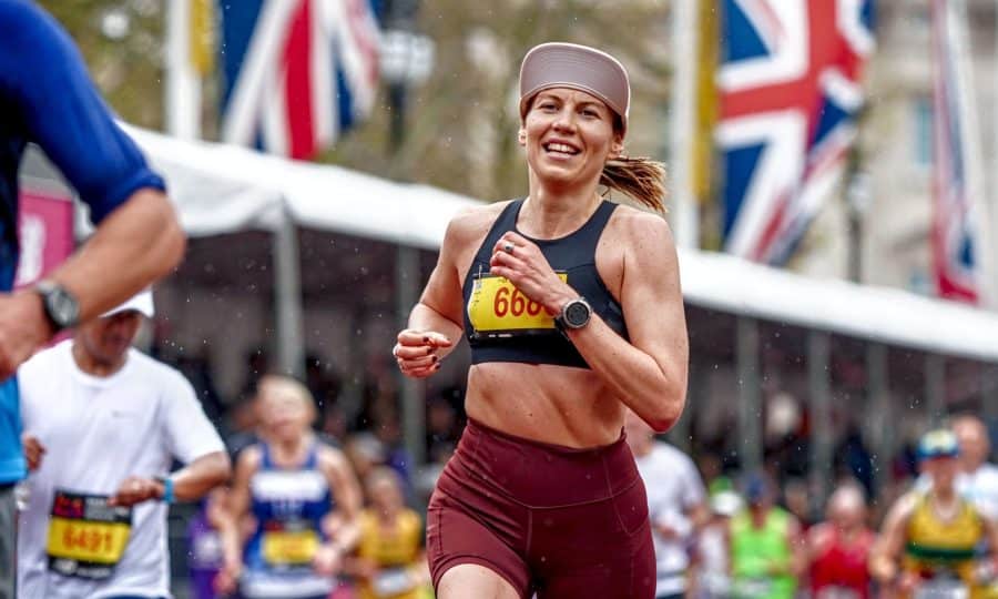 Runner in the London Marathon 2024 for Tusk