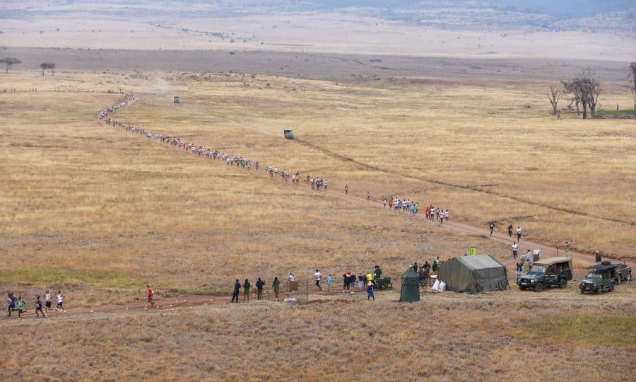 Lewa Marathon 2023 aerial view