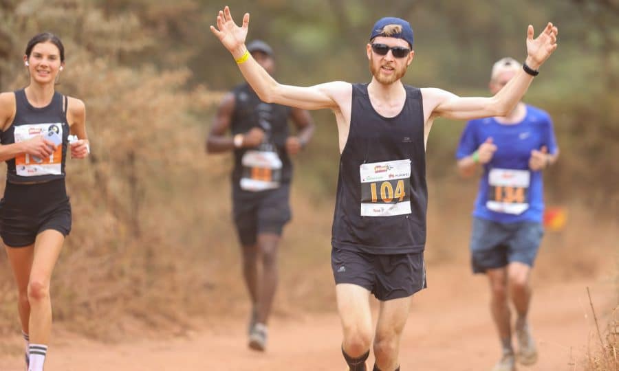 Lewa Marathon runners