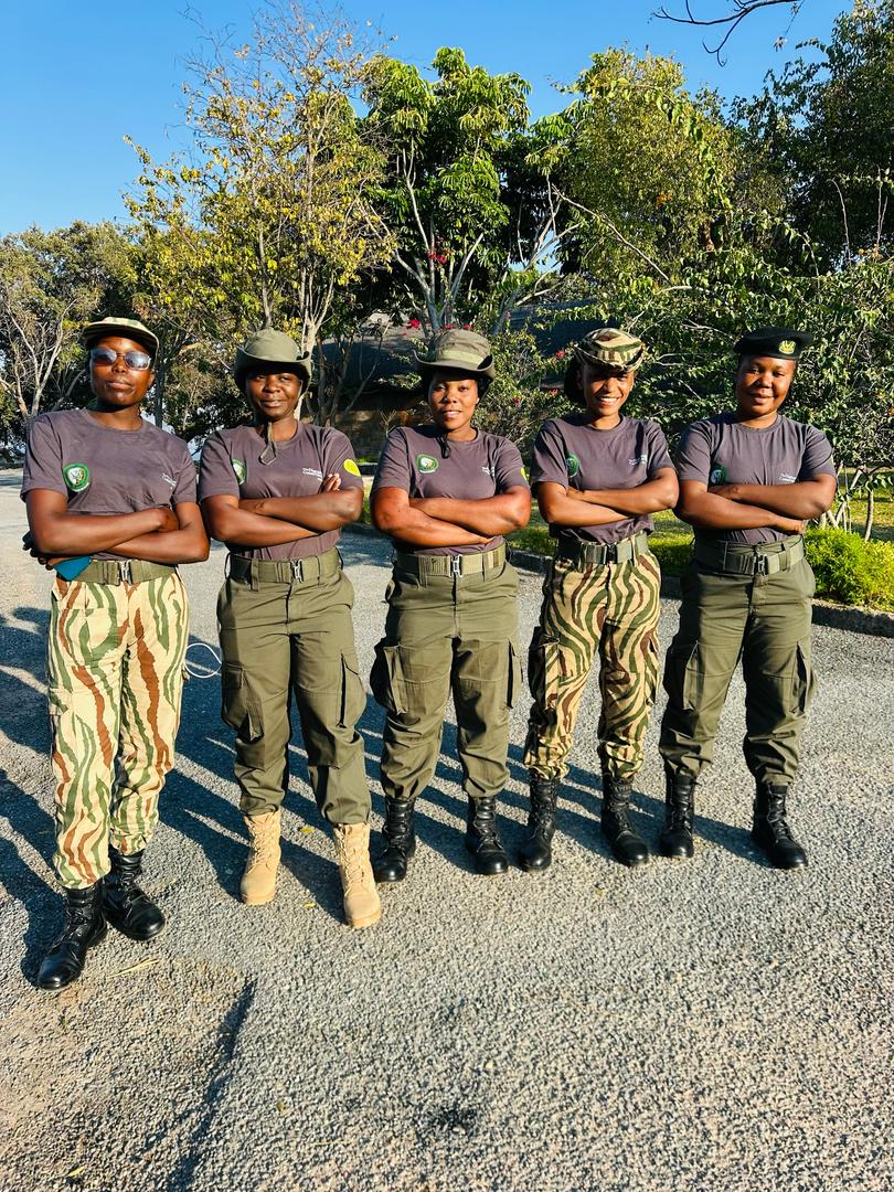 Mweengwa APU Female Rangers on Female Rangers Day