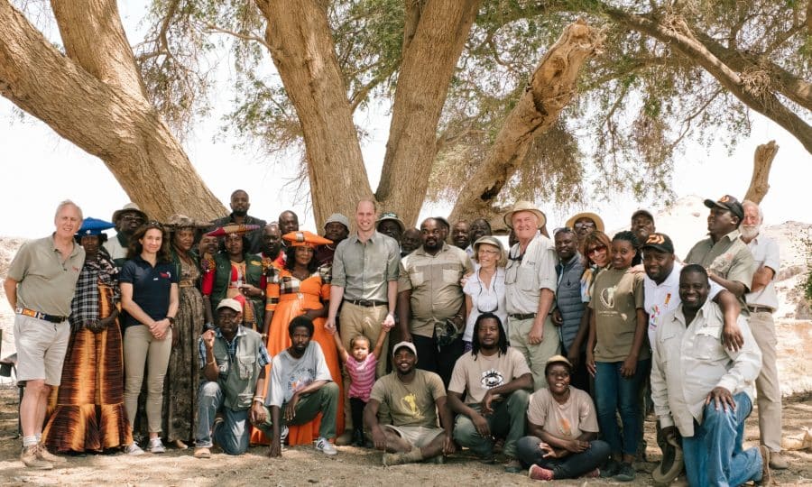 Prince William Visits Tusk Projects in Namibia