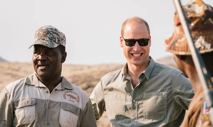 Prince William Visits Tusk Projects in Namibia
