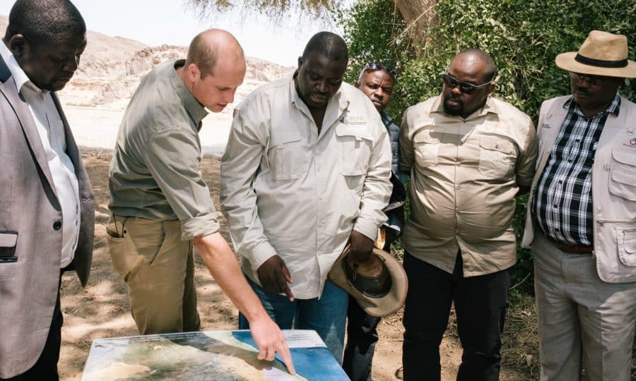 Prince William Visits Tusk Projects in Namibia