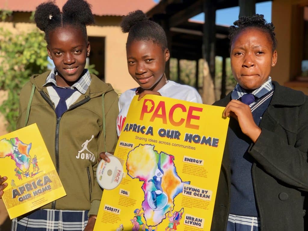 PACE School children with posters
