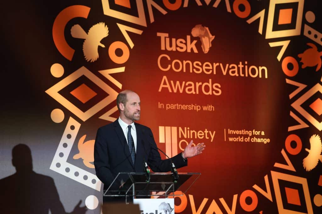 Prince William speaking at the Tusk Conservation Awards 2024.