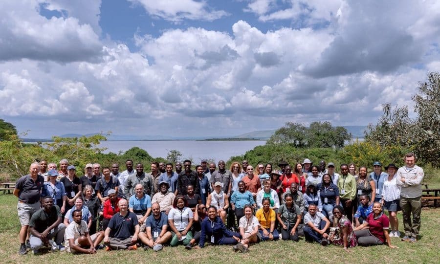 Group shot at the Tusk Conservation Symposium 2024.