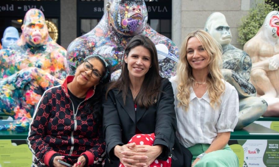 Jemma Powell and Artists of Tusk Gorillas at Covent Garden, London