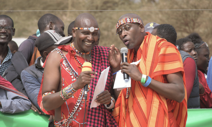 African community at Lewa marathon